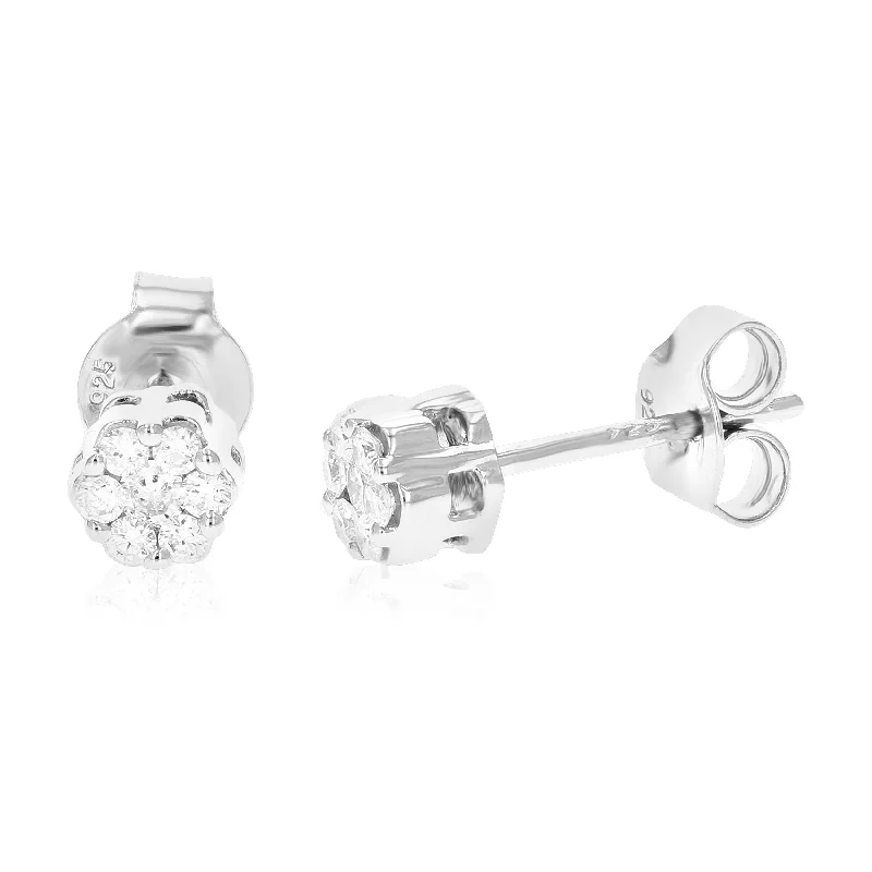 Jewelry Deals That Sparkle – Shop Today 1/4 cttw Round Lab Grown Diamond Studs Earrings .925 Sterling Silver Prong Set 2/5 Inch Jewelry Deals That Sparkle – Shop Today 1/4 cttw Round Lab Grown Diamond Studs Earrings .925 Sterling Silver Prong Set 2/5 Inch