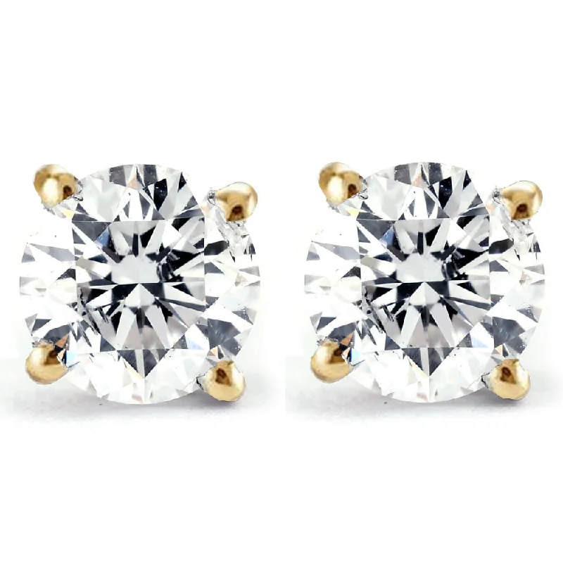 Get The Jewelry You Love At A Price You Love 1/4ct Diamond Studs 14K Yellow Gold