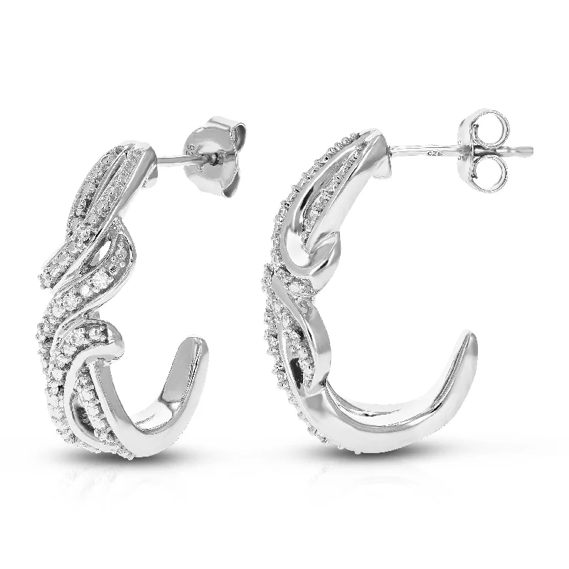Bestselling Jewelry At Special Promotional Rates 1/5 cttw 22 Stones Round Lab Grown Diamond Dangle Earrings .925 Sterling Silver Prong Set 3/4 Inch Bestselling Jewelry At Special Promotional Rates 1/5 cttw 22 Stones Round Lab Grown Diamond Dangle Earrings .925 Sterling Silver Prong Set 3/4 Inch