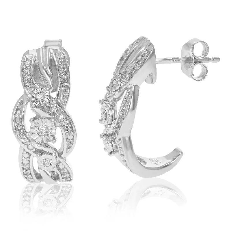Limited-Time Offer On Premium Jewelry Collections 1/5 cttw Round Lab Grown Diamond Dangle Earrings .925 Sterling Silver Prong Set 3/4 Inch Limited-Time Offer On Premium Jewelry Collections 1/5 cttw Round Lab Grown Diamond Dangle Earrings .925 Sterling Silver Prong Set 3/4 Inch