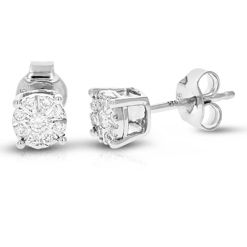 Exclusive Jewelry Sale – Sparkle For Less 1/5 cttw Round Lab Grown Diamond Studs Earrings .925 Sterling Silver Prong Set Round Shape Exclusive Jewelry Sale – Sparkle For Less 1/5 cttw Round Lab Grown Diamond Studs Earrings .925 Sterling Silver Prong Set Round Shape