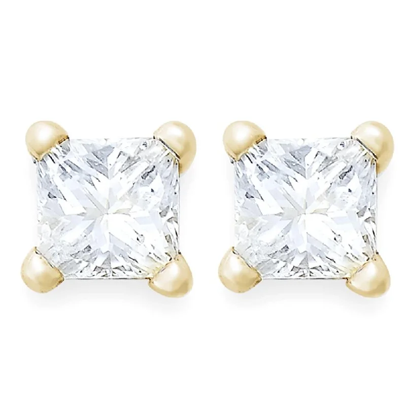 The Ultimate Jewelry Sale – Shop Premium Styles 1/5ct Diamond Studs 14K Yellow Gold