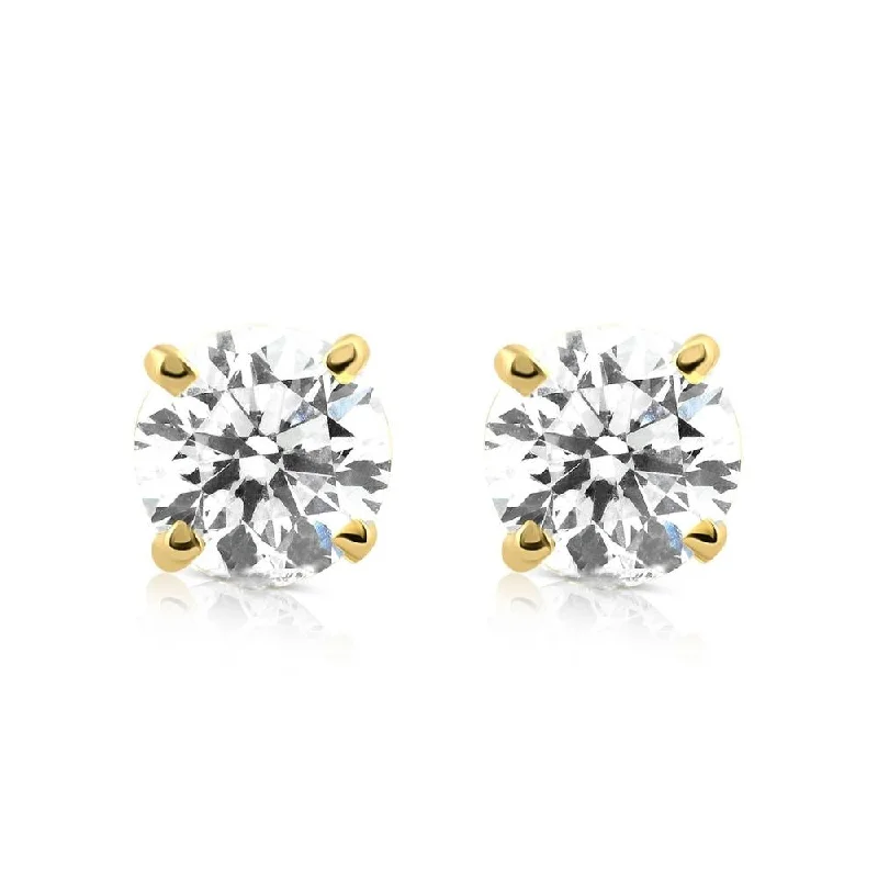 Shop Modern Jewelry Collections With Exclusive Discounts 1/5ct Diamond Studs 14K Yellow Gold Shop Modern Jewelry Collections With Exclusive Discounts 1/5ct Diamond Studs 14K Yellow Gold