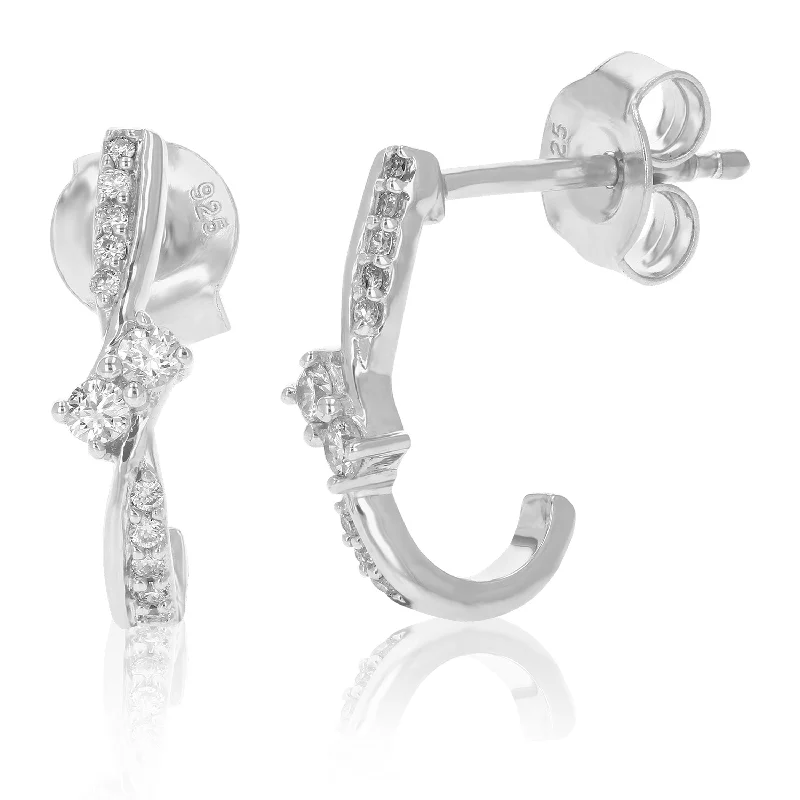 Flash Sale On Exquisite Jewelry – Don't Miss Out 1/6 cttw Round Lab Grown Diamond Dangle Earrings .925 Sterling Silver Prong Set 1/2 Inch Flash Sale On Exquisite Jewelry – Don't Miss Out 1/6 cttw Round Lab Grown Diamond Dangle Earrings .925 Sterling Silver Prong Set 1/2 Inch