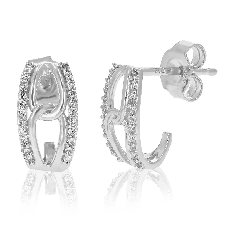 Huge Savings On Timeless Jewelry Collections 1/8 cttw Round Lab Grown Diamond Dangle Earrings .925 Sterling Silver Prong Set 1/2 Inch Huge Savings On Timeless Jewelry Collections 1/8 cttw Round Lab Grown Diamond Dangle Earrings .925 Sterling Silver Prong Set 1/2 Inch