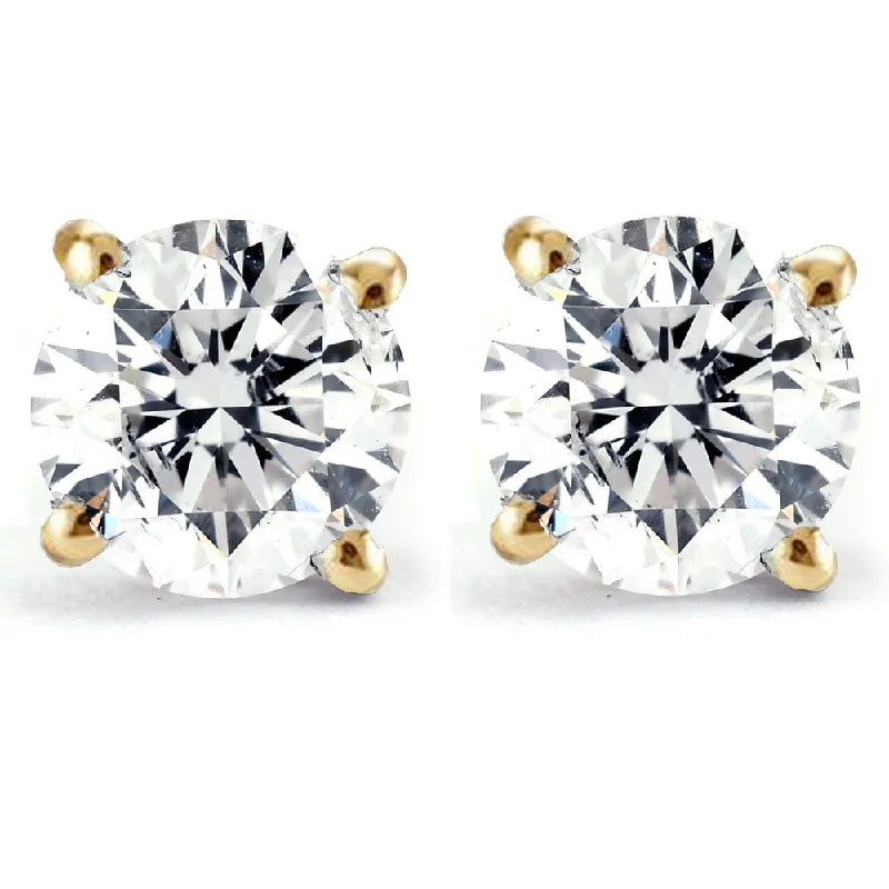 Flash Sale On Exquisite Jewelry – Don't Miss Out 1 CT. T.W. Genuine White Diamond Studs 14K White or Yellow Gold Flash Sale On Exquisite Jewelry – Don't Miss Out 1 CT. T.W. Genuine White Diamond Studs 14K White or Yellow Gold