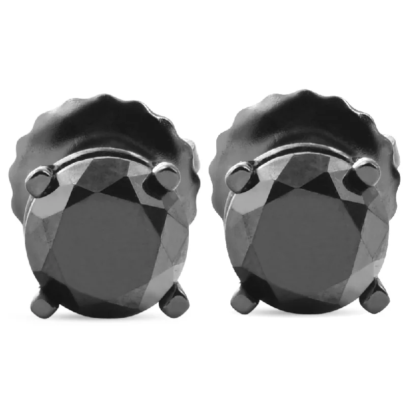 Luxury Jewelry Sale – Elegant Styles At Unbeatable Prices 1 TCW 14k Black Gold Round Black Diamond Screw Back Studs Earrings Luxury Jewelry Sale – Elegant Styles At Unbeatable Prices 1 TCW 14k Black Gold Round Black Diamond Screw Back Studs Earrings