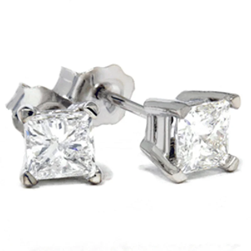 Exclusive Gemstone Jewelry At Special Prices 1ct Diamond Studs 14K White Gold