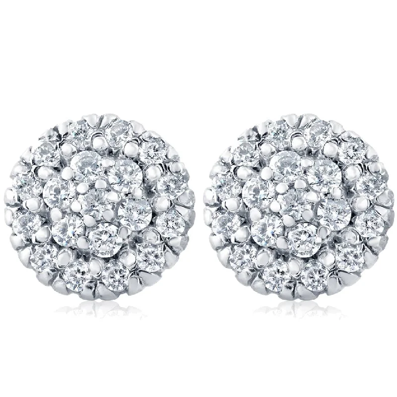 Trending Jewelry Styles Now At Limited-Time Discounts 1ct Pave Fire Diamond Studs 14K White Gold Trending Jewelry Styles Now At Limited-Time Discounts 1ct Pave Fire Diamond Studs 14K White Gold
