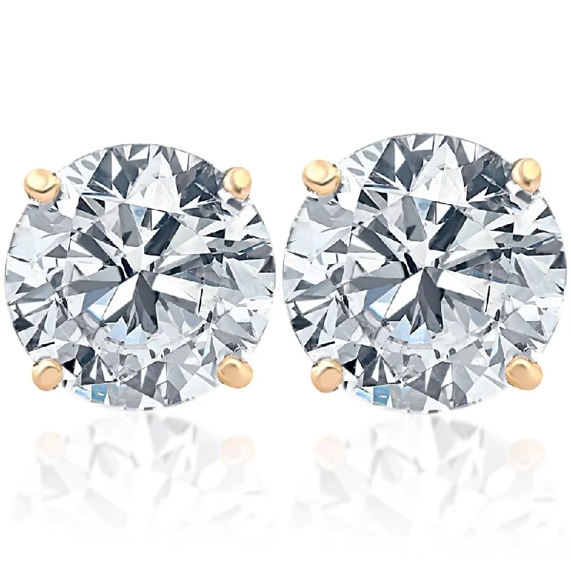 Personalized Jewelry At Special Discount Rates 2 Ct TW Real Diamond Studs With Screw Backs in 14k White or Yellow Gold Personalized Jewelry At Special Discount Rates 2 Ct TW Real Diamond Studs With Screw Backs in 14k White or Yellow Gold