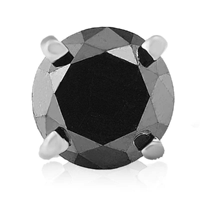 Shine Without Limits – Jewelry Sale Happening Now 2ct Black Diamond Single Stud 14K White Gold (This is one earring not a pair) Shine Without Limits – Jewelry Sale Happening Now 2ct Black Diamond Single Stud 14K White Gold (This is one earring not a pair)