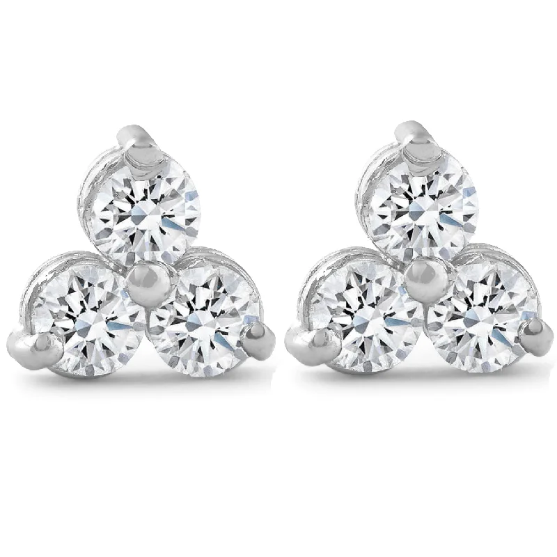 Fine Jewelry, Limited-Time Offers Available 2ct Three Stone Diamond Earrings 14K White Gold Fine Jewelry, Limited-Time Offers Available 2ct Three Stone Diamond Earrings 14K White Gold
