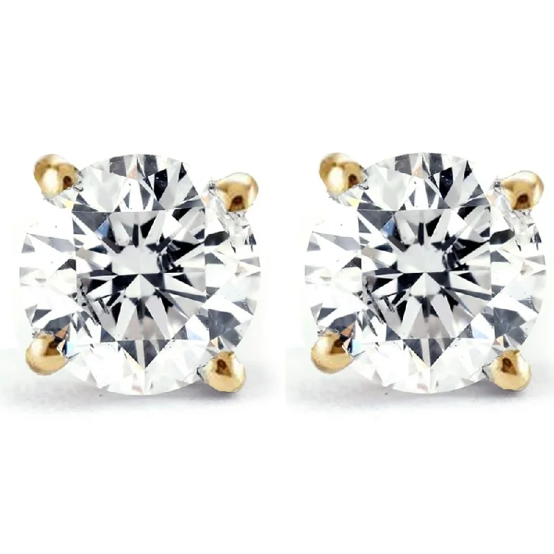 High-Quality Gemstone Jewelry For Special Occasions 3/4ct Diamond Studs 14K Yellow Gold High-Quality Gemstone Jewelry For Special Occasions 3/4ct Diamond Studs 14K Yellow Gold