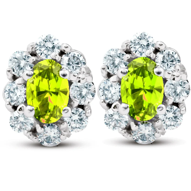 Celebrate With Sparkle – Jewelry Sale Now Live 3 Ct Citrine & Diamond Halo Studs 14k White Gold Celebrate With Sparkle – Jewelry Sale Now Live 3 Ct Citrine & Diamond Halo Studs 14k White Gold
