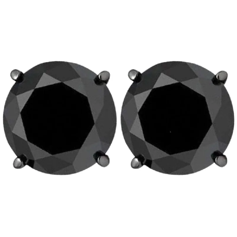 Exclusive Jewelry Sale – Grab Timeless Pieces Now 3ct 14k Black Gold Round Black Diamond Screw Back Studs Earrings Exclusive Jewelry Sale – Grab Timeless Pieces Now 3ct 14k Black Gold Round Black Diamond Screw Back Studs Earrings