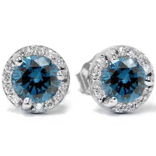 Timeless Jewelry Styles At Wallet-Friendly Prices 7/8ct Pave Halo Martini Diamond Studs 14K White Gold Timeless Jewelry Styles At Wallet-Friendly Prices 7/8ct Pave Halo Martini Diamond Studs 14K White Gold