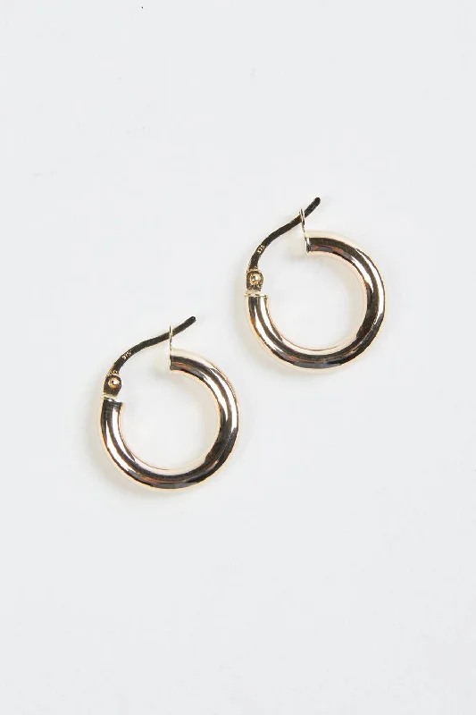 Delicate Crystal Jewelry For Sophisticated Charm Bianca Hoops In Gold