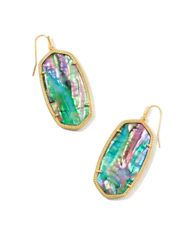 Elevate Your Outfit With Discounted Statement Jewelry Danielle Gold Statement Earrings In Lilac Abalone Elevate Your Outfit With Discounted Statement Jewelry Danielle Gold Statement Earrings In Lilac Abalone