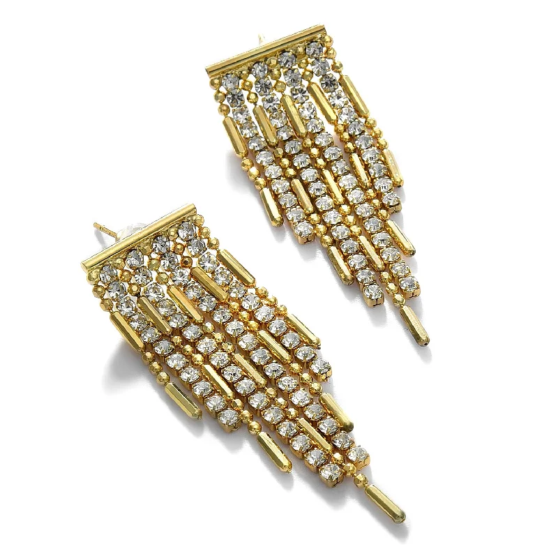 Last Chance To Grab Your Favorite Jewelry At A Discount Gold Plated Stone Drop Earring Last Chance To Grab Your Favorite Jewelry At A Discount Gold Plated Stone Drop Earring
