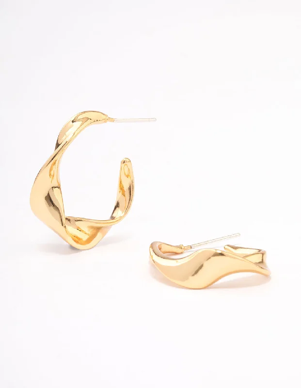 Best Jewelry Deals – Premium Quality At Exclusive Discounts Gold Plated Twisted Small Hoop Earrings Best Jewelry Deals – Premium Quality At Exclusive Discounts Gold Plated Twisted Small Hoop Earrings