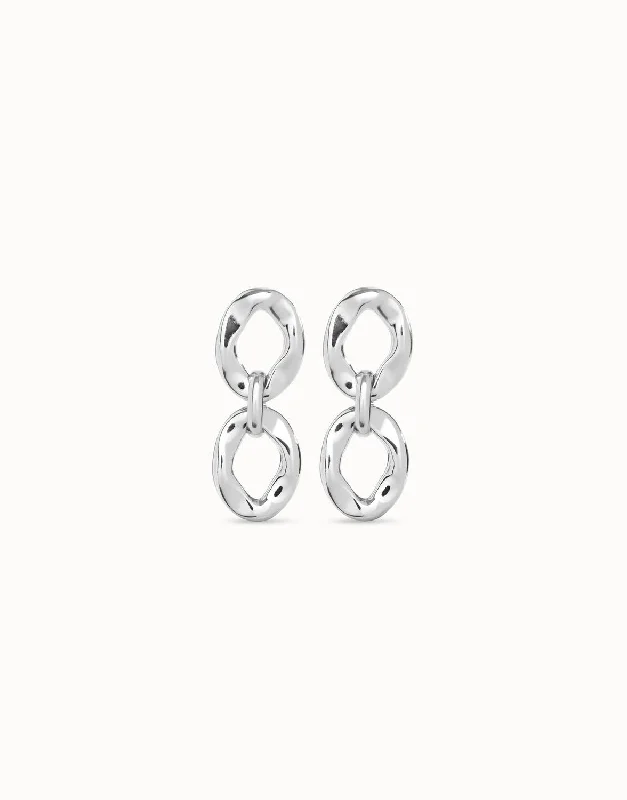 Seasonal Jewelry Sale – Upgrade Your Style Today Groovy Earrings In Silver
