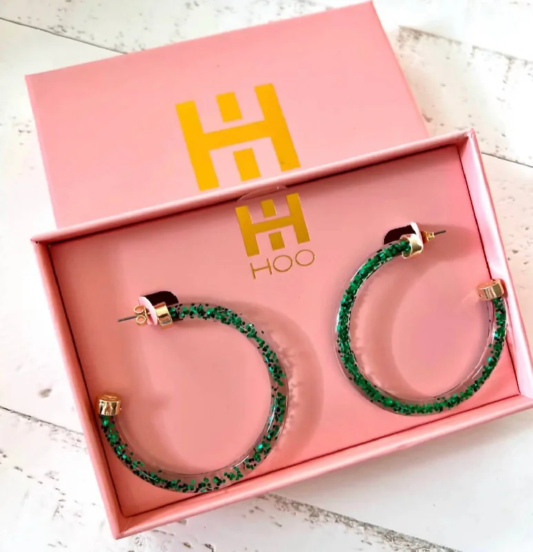 Exclusive Jewelry Bundles At Discounted Prices Hoop Earrings In Green