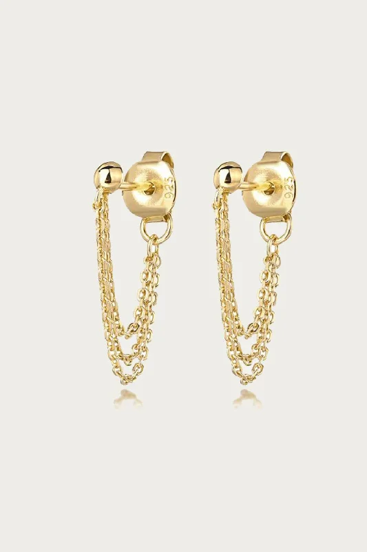 Handmade Pearl Jewelry For Timeless Elegance Jones Chain Stud In Gold