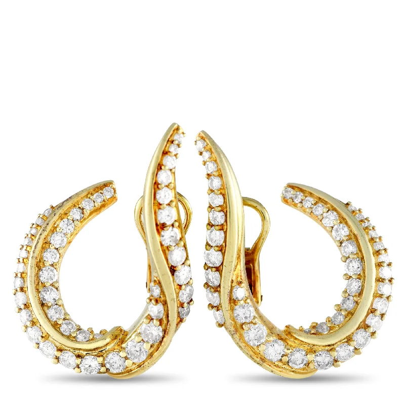 Unlock Unbeatable Jewelry Deals Before They’Re Gone Jose Hess 18K Yellow Gold 3.5ct Diamond Earrings Unlock Unbeatable Jewelry Deals Before They’Re Gone Jose Hess 18K Yellow Gold 3.5ct Diamond Earrings