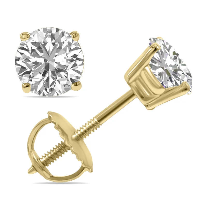 Adjustable Charm Bracelets For A Perfect Fit Lab Grown 1.25 Carat Total Weight Diamond Solitaire Earrings In 14K Yellow Gold Adjustable Charm Bracelets For A Perfect Fit Lab Grown 1.25 Carat Total Weight Diamond Solitaire Earrings In 14K Yellow Gold