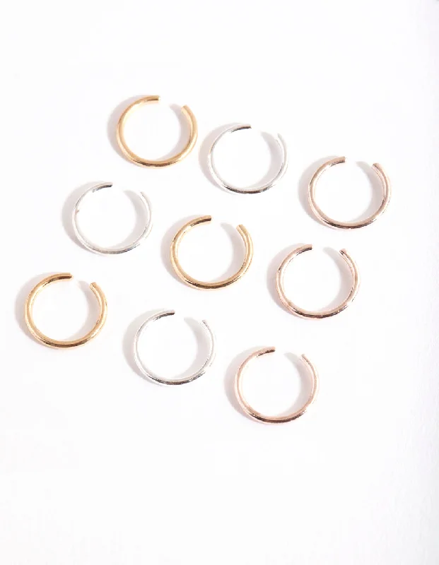 Limited-Stock Jewelry Sale – Shop Before It's Gone Mixed Metal Faux Body Jewellery