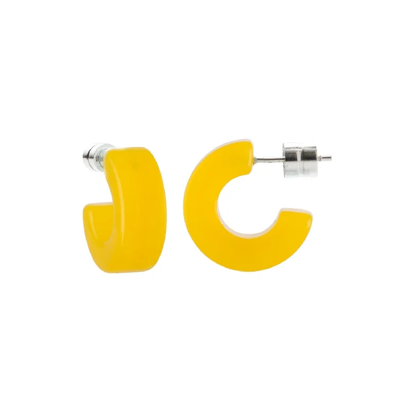 Bestselling Jewelry At Special Promotional Rates Muse Hoops in Bright Yellow