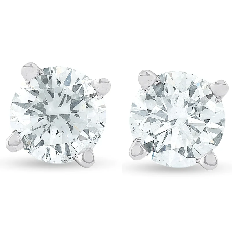 Exclusive Jewelry Bundles At Discounted Rates Platinum 1/2 ct Diamond Studs