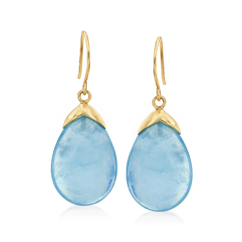 Limited-Stock Jewelry Clearance – Grab Your Favorites Now Ross-Simons Aquamarine Drop Earrings in 14kt Yellow Gold Limited-Stock Jewelry Clearance – Grab Your Favorites Now Ross-Simons Aquamarine Drop Earrings in 14kt Yellow Gold
