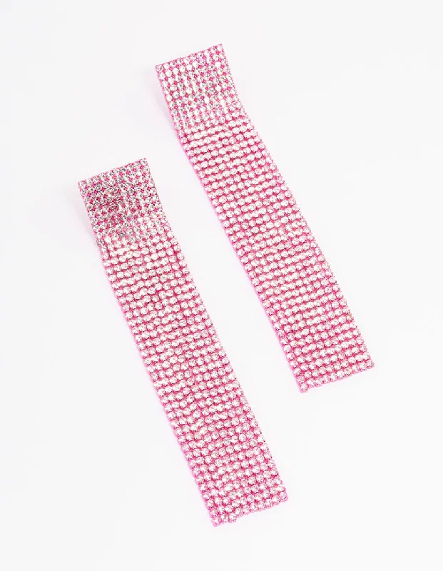 Upgrade Your Jewelry Collection For Less Squared Cupchain Drop Earrings