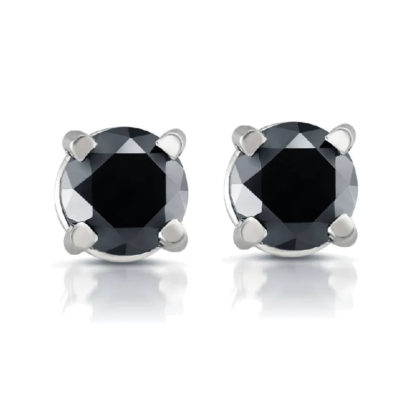Luxury Jewelry Clearance – Shop Premium Styles Now White Gold 1/2ct Round Cut Black Diamond Studs 14k Luxury Jewelry Clearance – Shop Premium Styles Now White Gold 1/2ct Round Cut Black Diamond Studs 14k