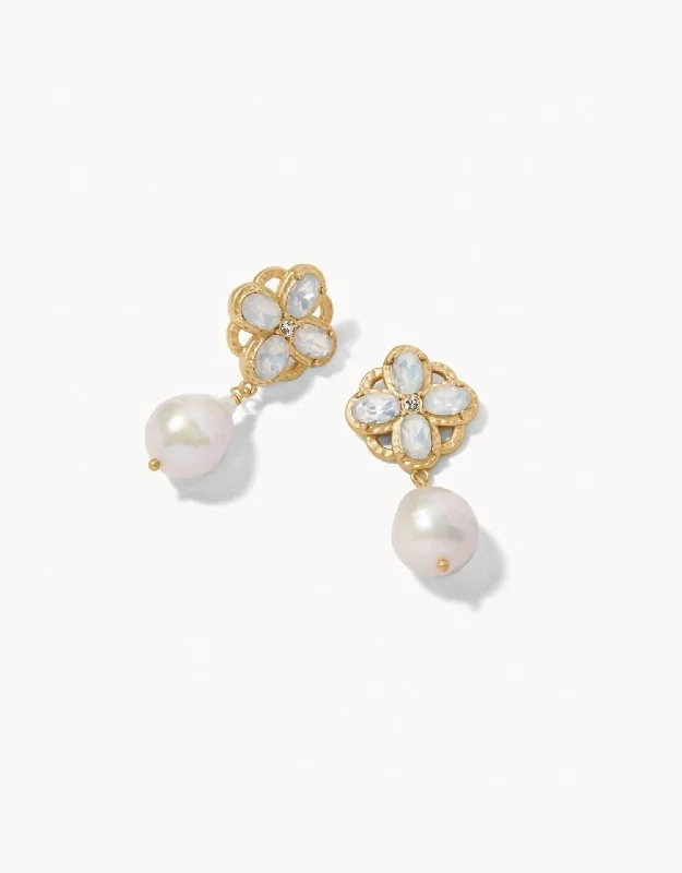 Get The Best Deals On Timeless Jewelry Pieces Women's Rococo Drop Earrings In Pearl