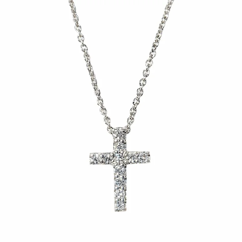 High-Quality Gemstone Jewelry For Special Occasions Small Diamond Cross Pendant