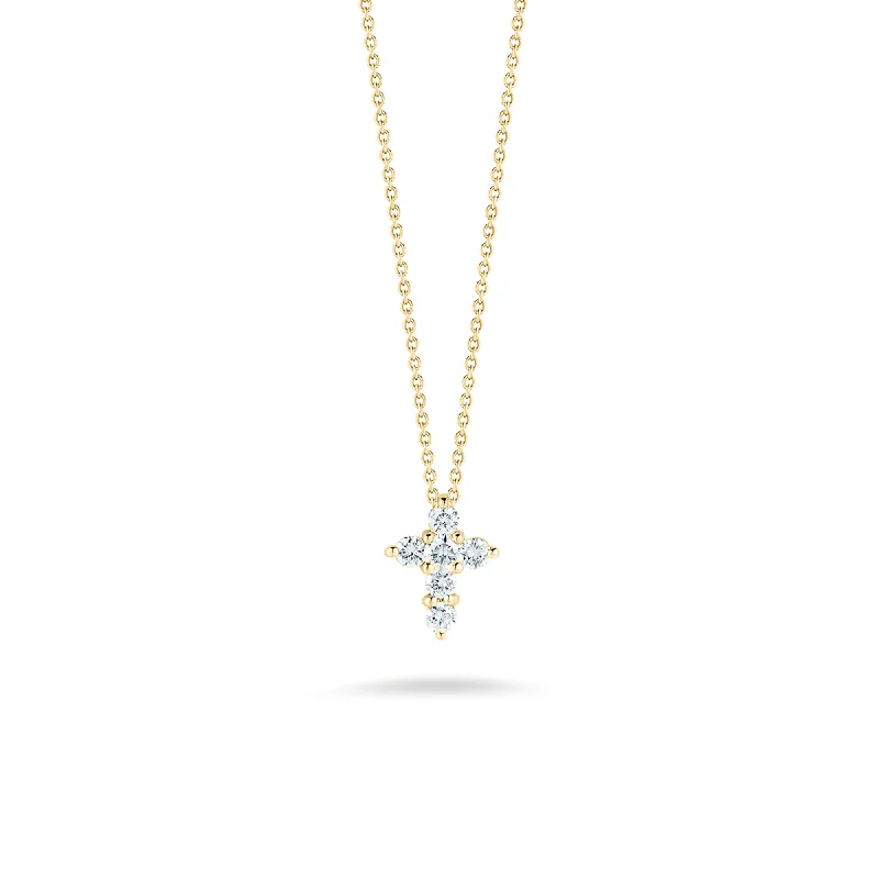 Celebrate Every Occasion With Sparkling Savings Diamond Large Baby Cross Pendant