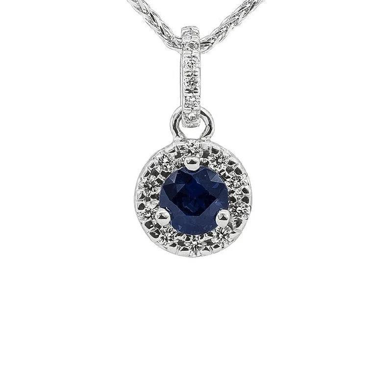 Don't Miss Out On Bestselling Jewelry At Special Prices Blue Sapphire and Diamond Halo Pendant Don't Miss Out On Bestselling Jewelry At Special Prices Blue Sapphire and Diamond Halo Pendant
