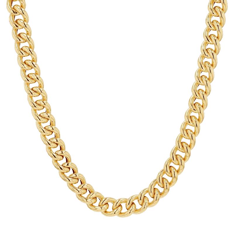 Elegant Rose Gold Jewelry For A Stylish Touch 14K Chunky Cuban Link Chain Necklace Elegant Rose Gold Jewelry For A Stylish Touch 14K Chunky Cuban Link Chain Necklace