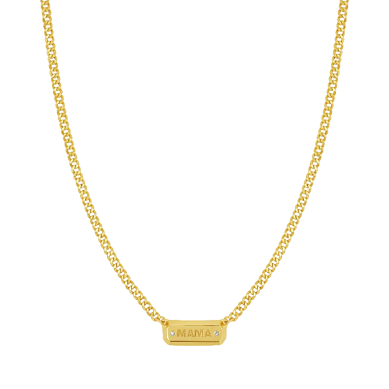 Buy More, Save More On Stunning Jewelry Pieces Diamond Beveled ID Cuban Chain Necklace