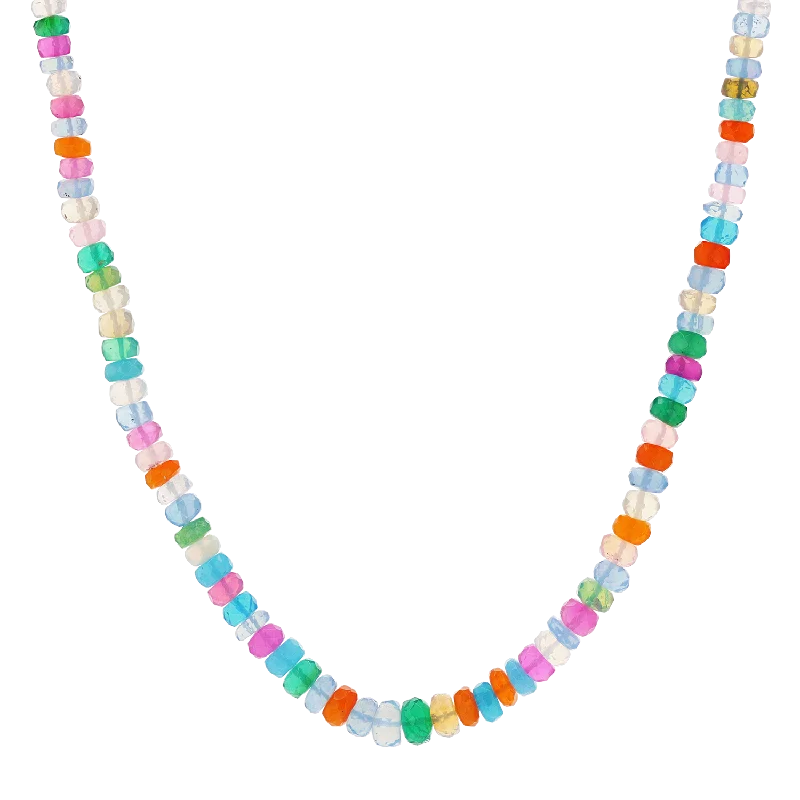 Accessorize For Less – Luxury Jewelry At Affordable Prices Multicolor Ethiopian Opal Bead Necklace