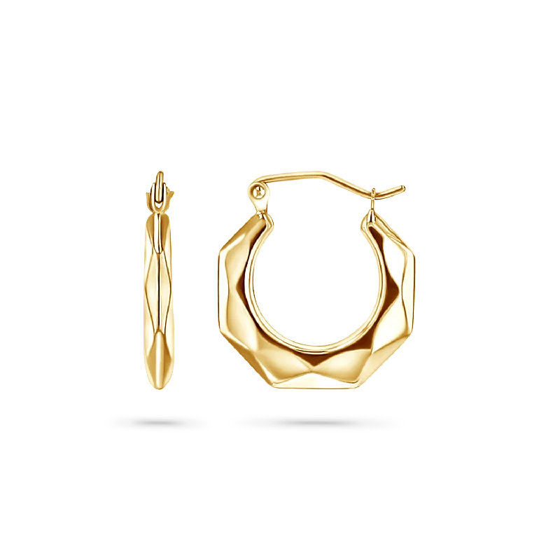 Exclusive Jewelry Sale – Limited-Time Discounts Poly Hex Hoops
