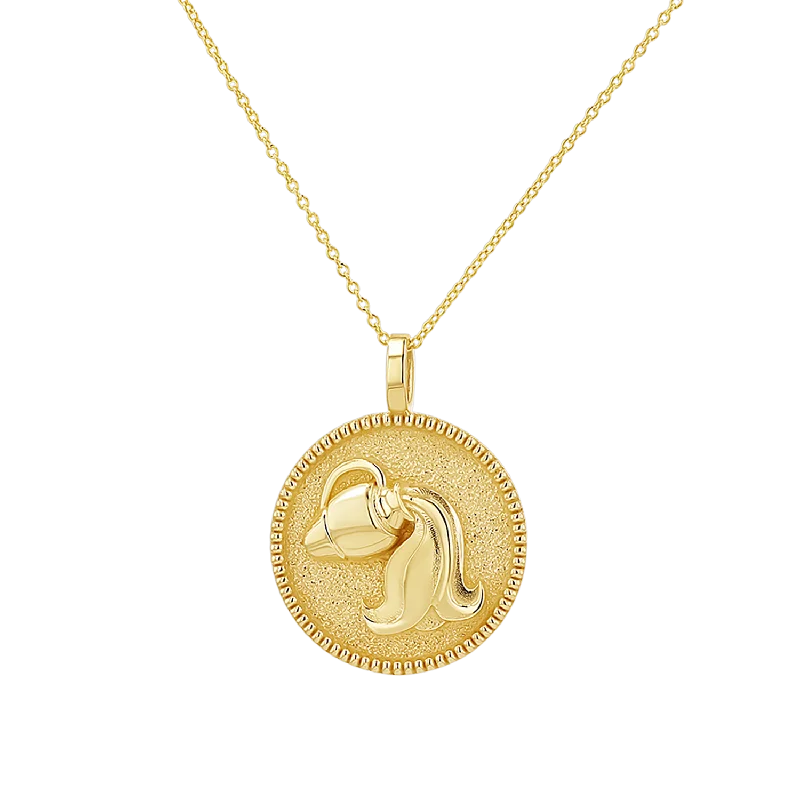 Best Jewelry Deals – Premium Quality At Exclusive Discounts Zodiac Coin Medallion Necklace
