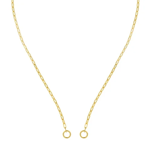 Get The Jewelry You Love At A Price You Love 14K Yellow Gold 2.5mm Paperclip Split Chain Necklace Get The Jewelry You Love At A Price You Love 14K Yellow Gold 2.5mm Paperclip Split Chain Necklace