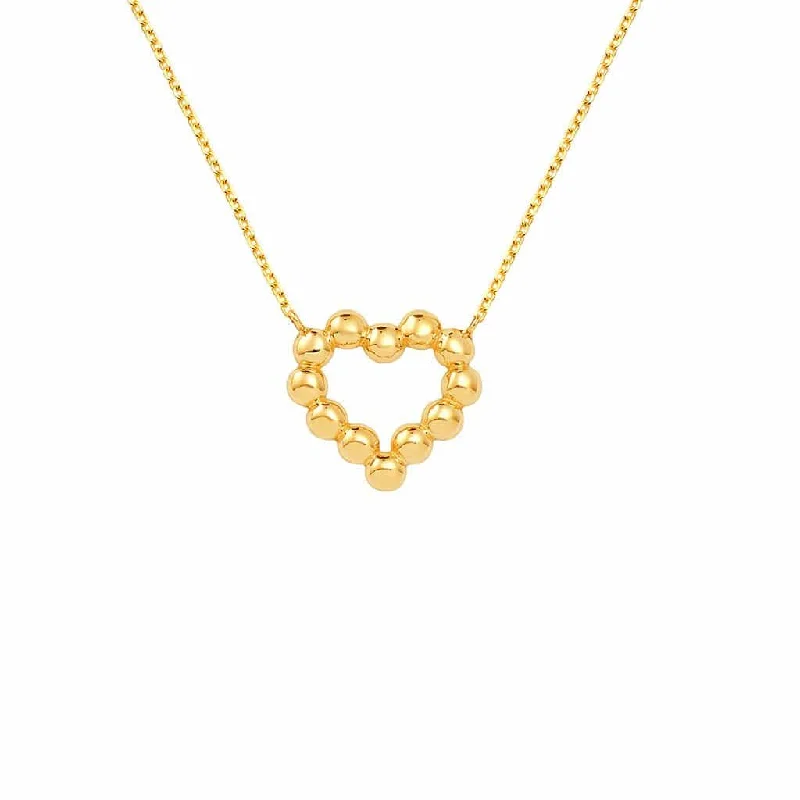 Dainty Floral Jewelry For Feminine Elegance Cupola Heart Necklace