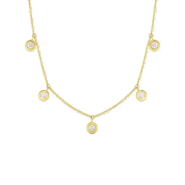 Elegant Necklaces And Bracelets At Limited-Time Offers 18K GOLD DIAMONDS BY THE INCH DANGLING FIVE STATION NECKLACE Elegant Necklaces And Bracelets At Limited-Time Offers 18K GOLD DIAMONDS BY THE INCH DANGLING FIVE STATION NECKLACE