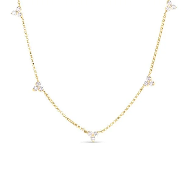 Exclusive Jewelry Bundles At Discounted Prices 18K YELLOW GOLD DIAMONDS BY THE INCH 5 STATION FLOWER NECKLACE Exclusive Jewelry Bundles At Discounted Prices 18K YELLOW GOLD DIAMONDS BY THE INCH 5 STATION FLOWER NECKLACE