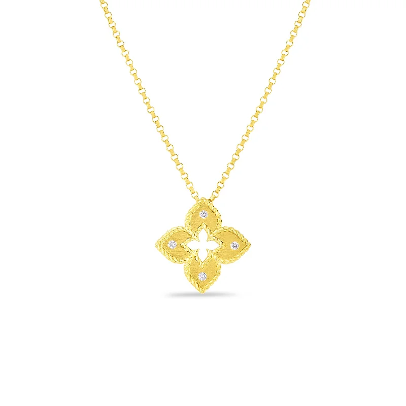 Adjustable Charm Bracelets For A Perfect Fit 18K YELLOW GOLD PETITE VENETIAN PRINCESS EXTRA SMALL SATIN & DIAMOND ACCENT FLOWER NECKLACE Adjustable Charm Bracelets For A Perfect Fit 18K YELLOW GOLD PETITE VENETIAN PRINCESS EXTRA SMALL SATIN & DIAMOND ACCENT FLOWER NECKLACE
