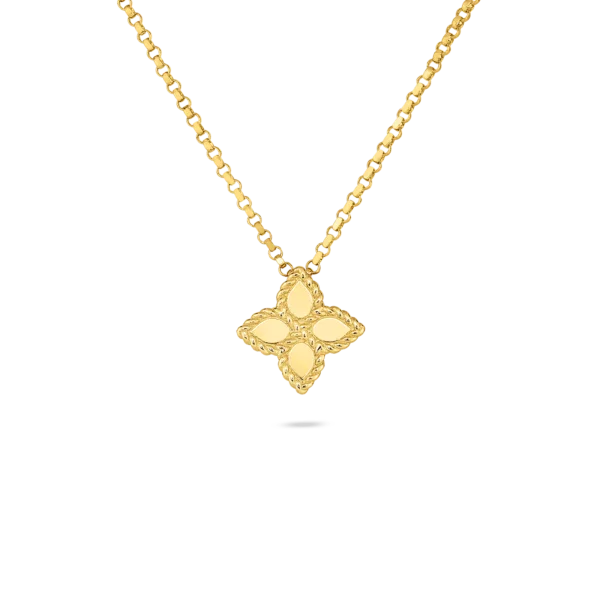 Bold And Beautiful Jewelry Now At Irresistible Prices 18K YELLOW GOLD PRINCESS FLOWER SMALL NECKLACE Bold And Beautiful Jewelry Now At Irresistible Prices 18K YELLOW GOLD PRINCESS FLOWER SMALL NECKLACE